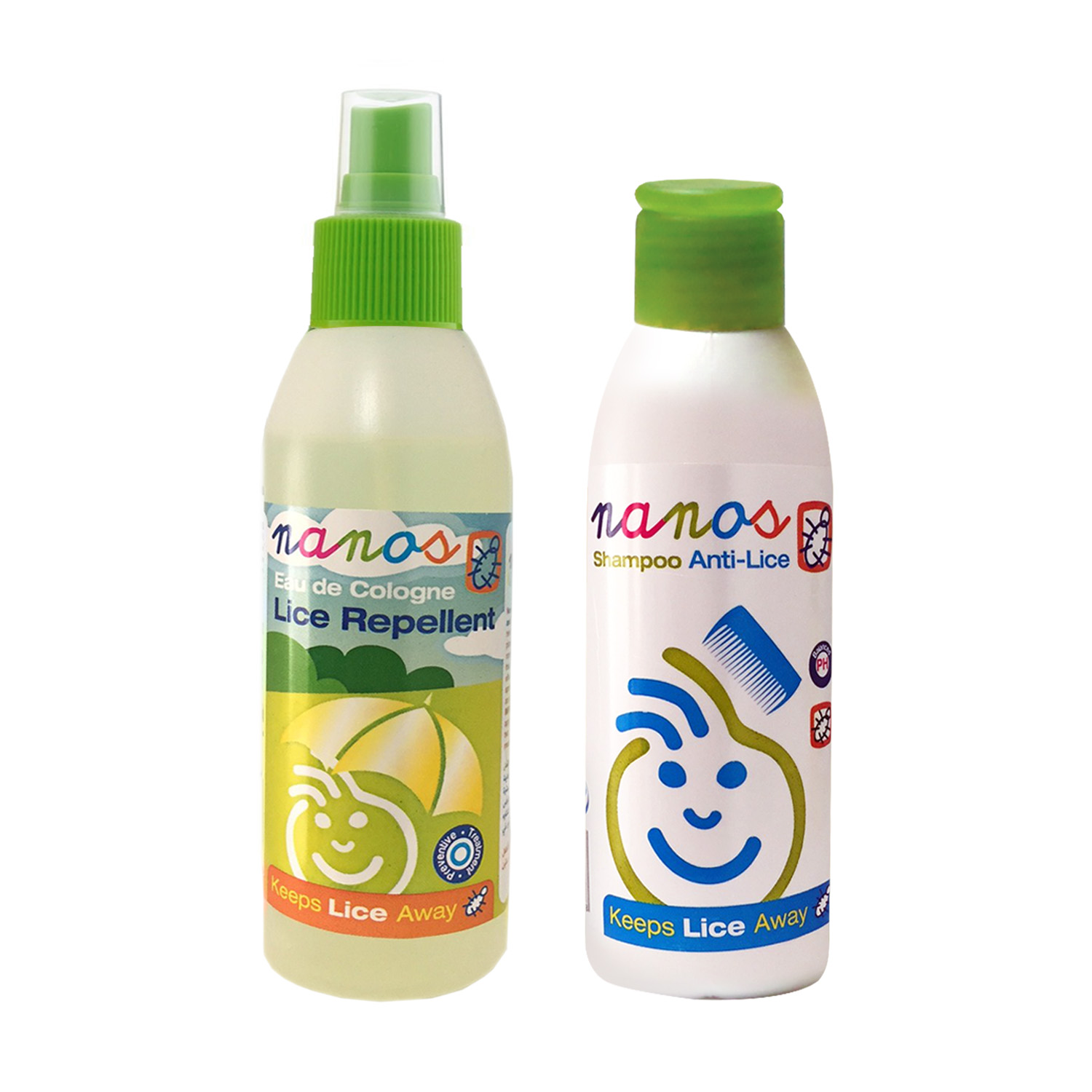 Set Shampoo and protection Bottles